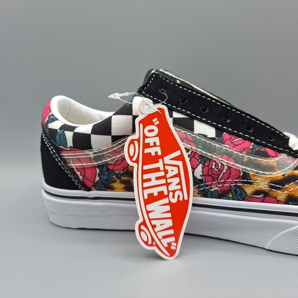 New Vans Old Skool Rose Leopard Animal 